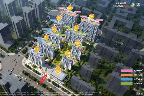 中粮·悦著云朗:100-143㎡先锋住区首绽奥体_西安_楼盘评测_安居客