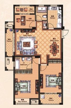 和泰城户型图