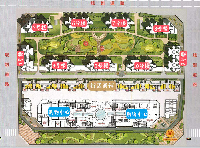 内江吾悦广场平面图图片
