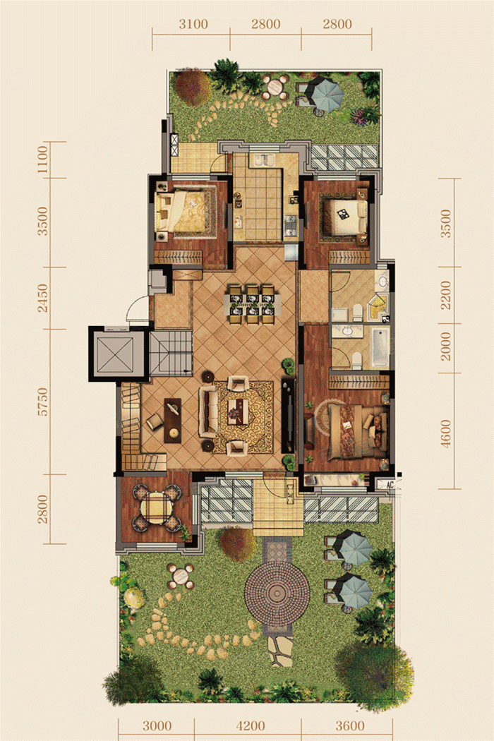 【小韩说户型】金地檀悦145㎡洋房 住的不是面积 是情怀