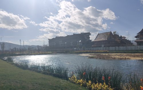 昆明融创文旅城动态:融创文旅城滇池后海——湿地公园实拍(暂未开发)