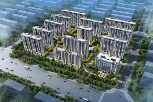 平顶山大地领创府五重立体景观设计