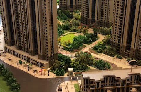 华发中城峰景湾项目北门s3号楼商业展示