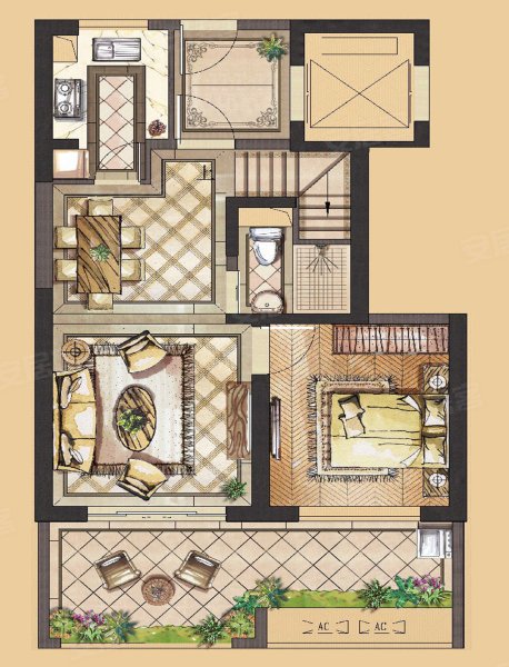 天际云墅户型图