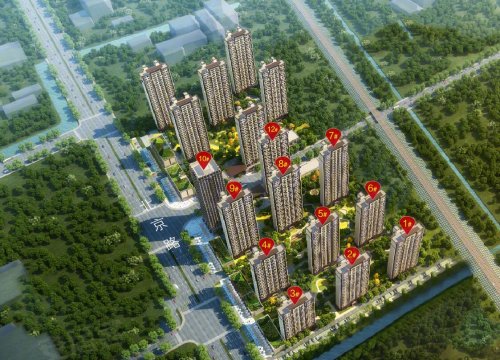 北京路中轴繁华之上 中骏柏景湾95-135㎡宽奢府邸