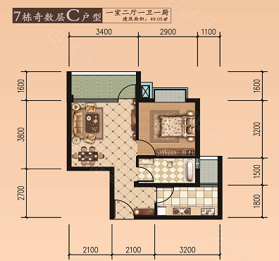 嘉和逸园户型图