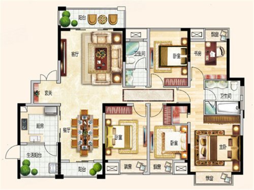 广源大都会户型图