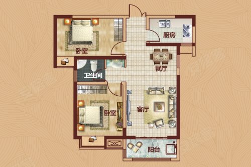 翰林国际城户型图