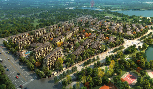 南湖庄园别墅:低密叠墅,总价188万起