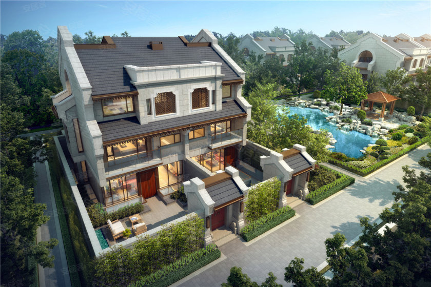 大兴纯墅区公园境兴创荣墅组图