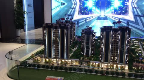 路劲时代城二期天峦沙盘拍摄