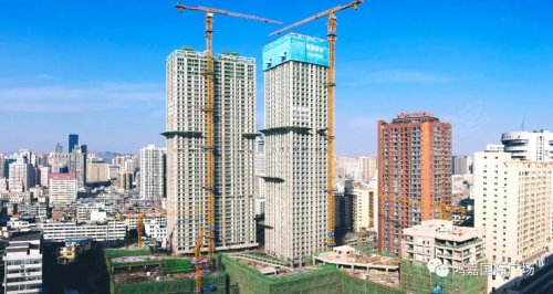 鸿嘉国际广场 主体建筑圆满封顶 –兰州 市场动态 – 安居客