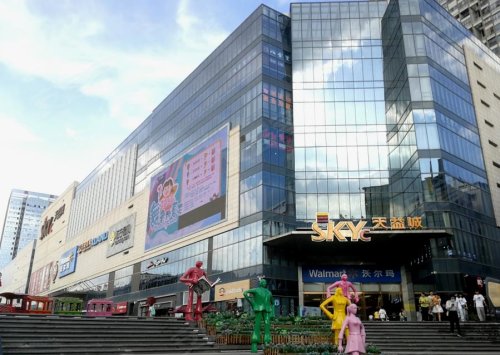 探盘天益城自带购物中心的轨交房