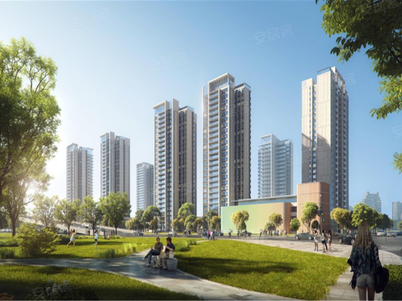 地上建筑面积约14.3万平米,其中住宅面积约13.1万平米,商业面积约0.