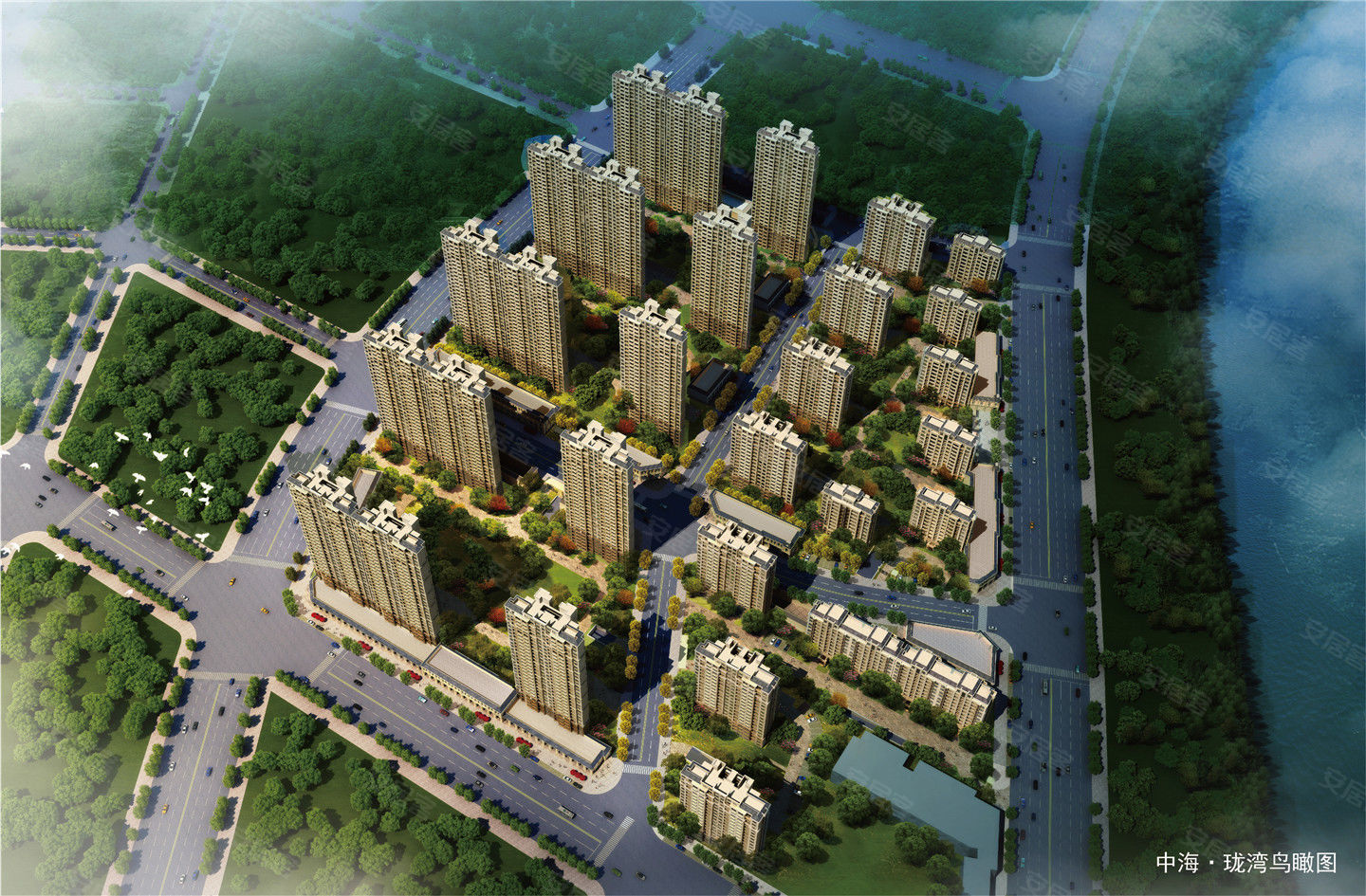 中海珑湾,济南中海珑湾房价,楼盘户型,周边配套