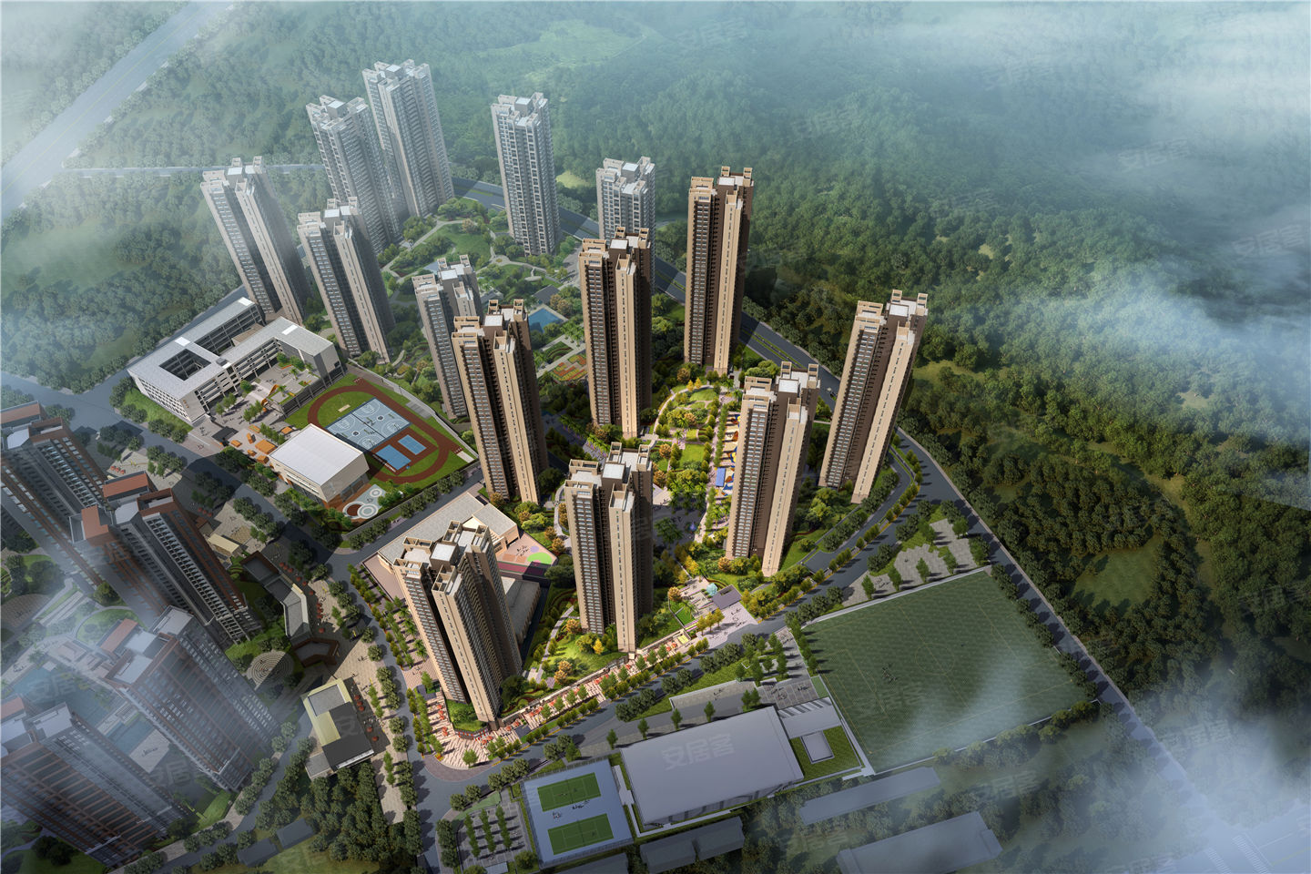 万科麓城,深圳万科麓城房价,楼盘户型,周边配套,交通地图,布龙路与吉