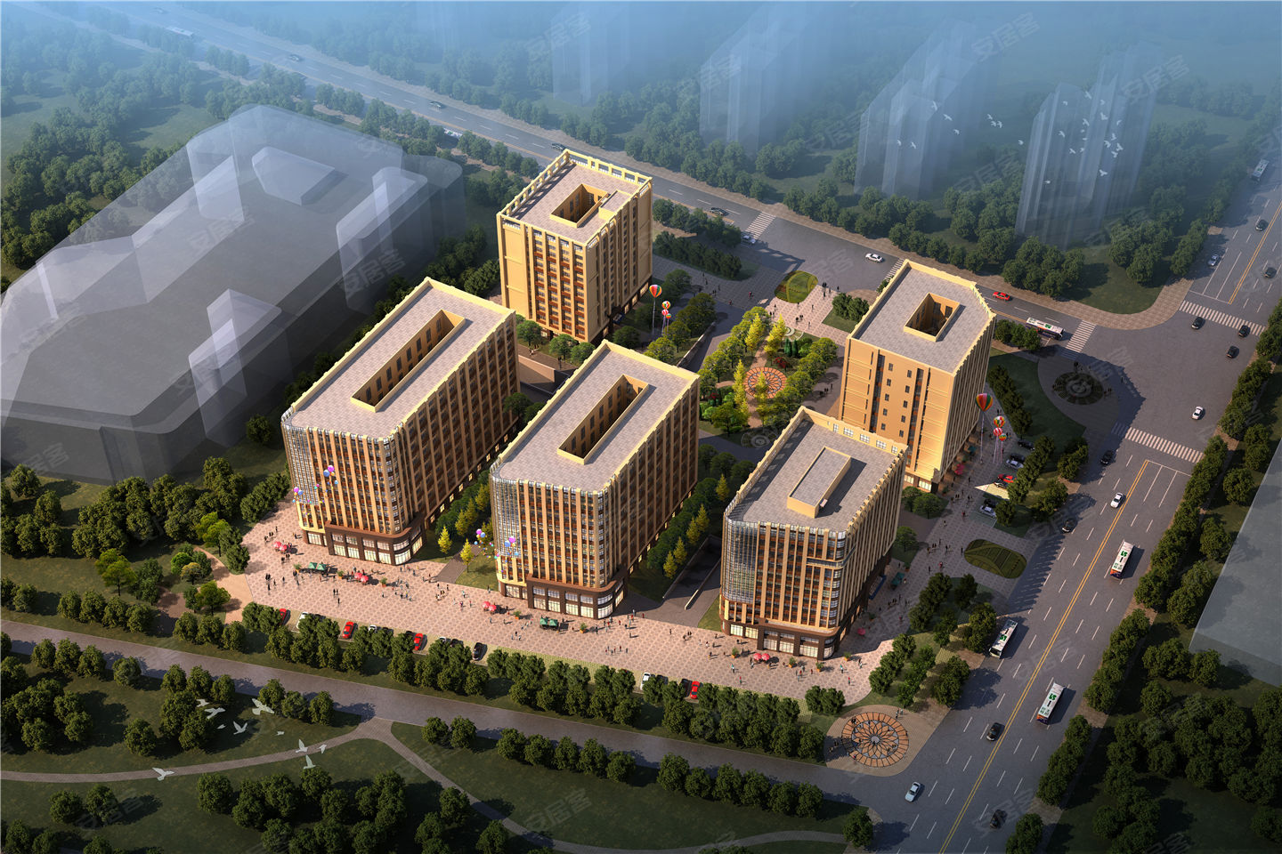 郑州金茂城房价,楼盘户型,周边配套,交通地图,花园路与英才街交汇处西