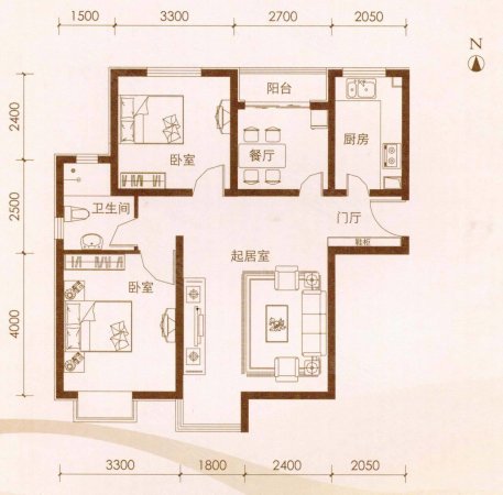 京汉君庭户型图