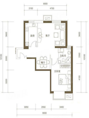 京贸国际城户型图