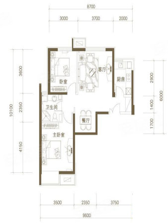 京贸国际城户型图