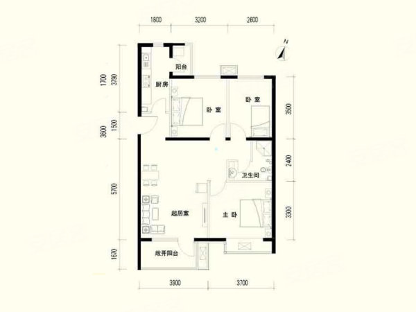 金色漫香林户型图