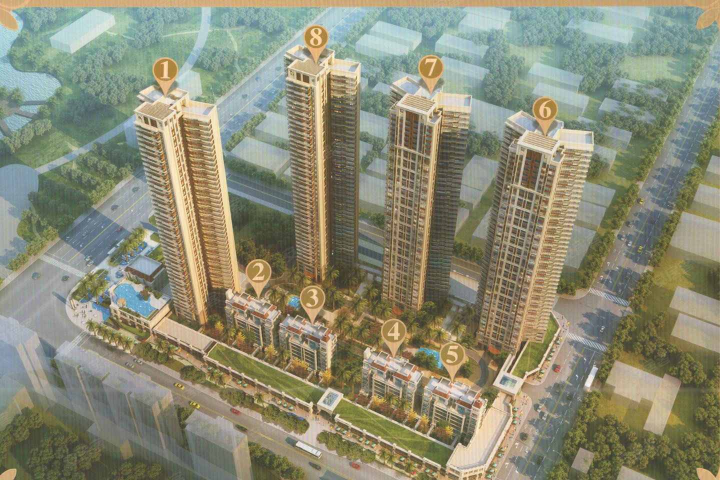 招商臻园,佛山招商臻园房价,楼盘户型,周边配套,文华路与彩虹路交汇处