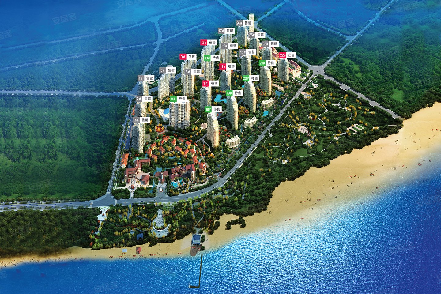 山海同湾,北京山海同湾房价,楼盘户型,周边配套,山海关东61东戴河