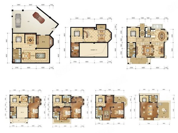 富越香溪户型图