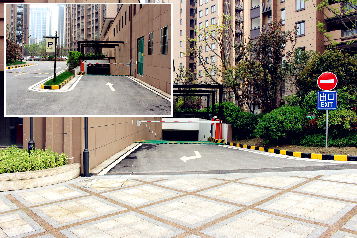 一期小区车库出入口