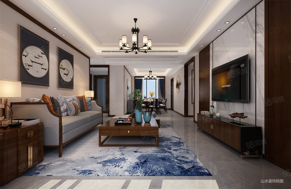 140平四室两厅新中式风格装修