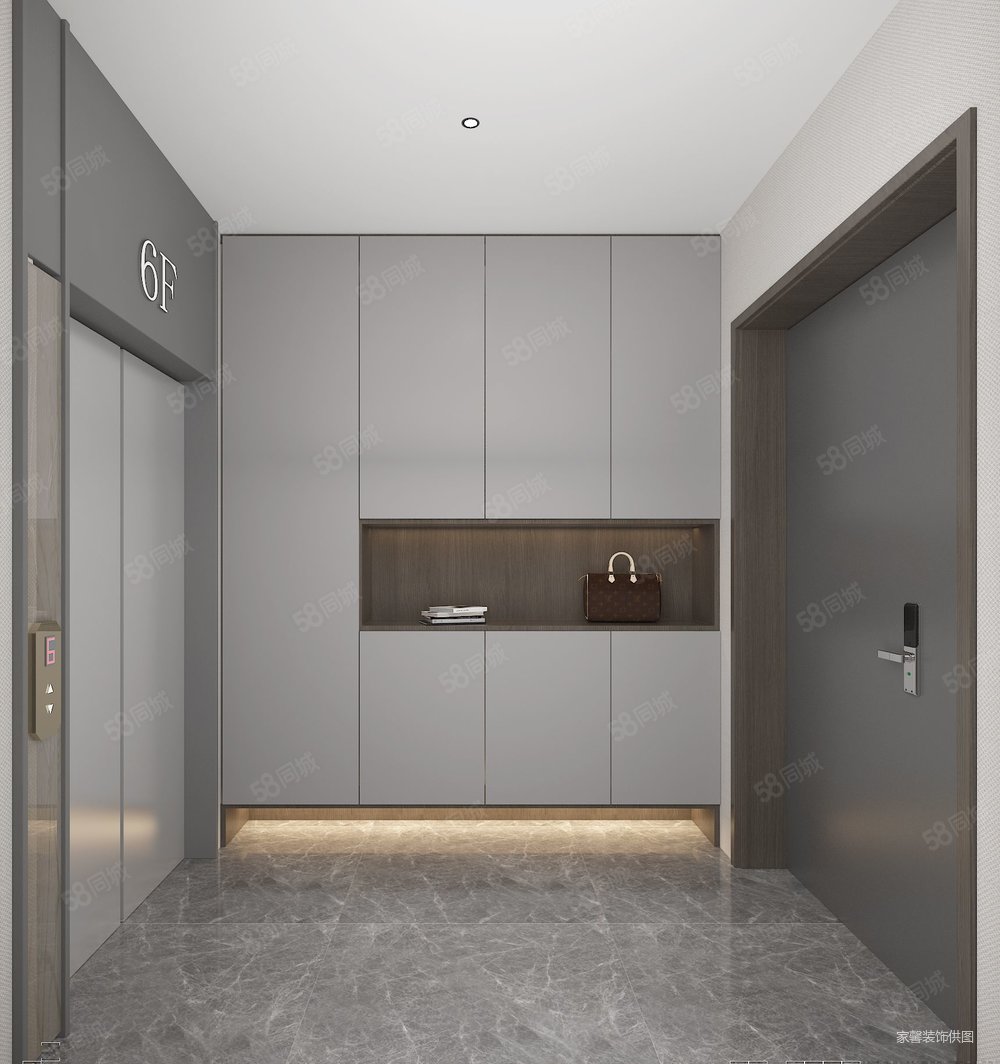 独立的入户玄关,一进屋看到就被迷住了,为了与整个空间搭配协调统一