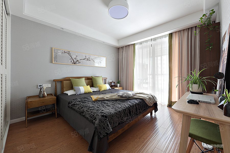 银都水岸四室现代美式,新房全包15万搞定