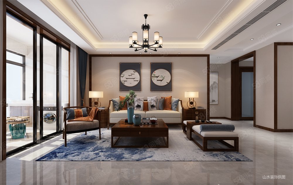 140平四室两厅新中式风格装修