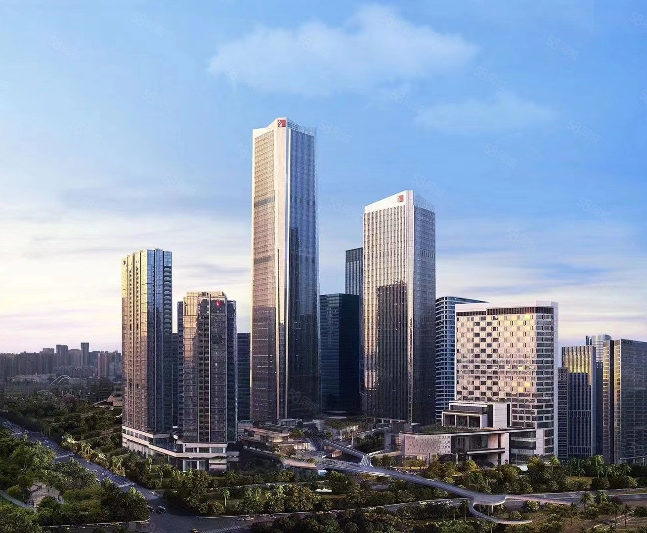 前海鸿荣源中心租金价格,图片,交通配套 -深圳58联合办公网