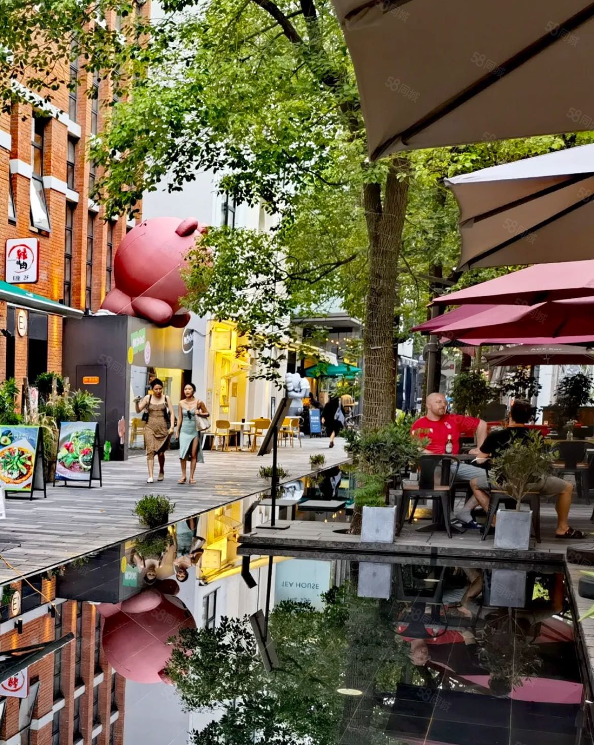 上海影城新华路幸福里181平米全毛坯大开间办公可随时看房