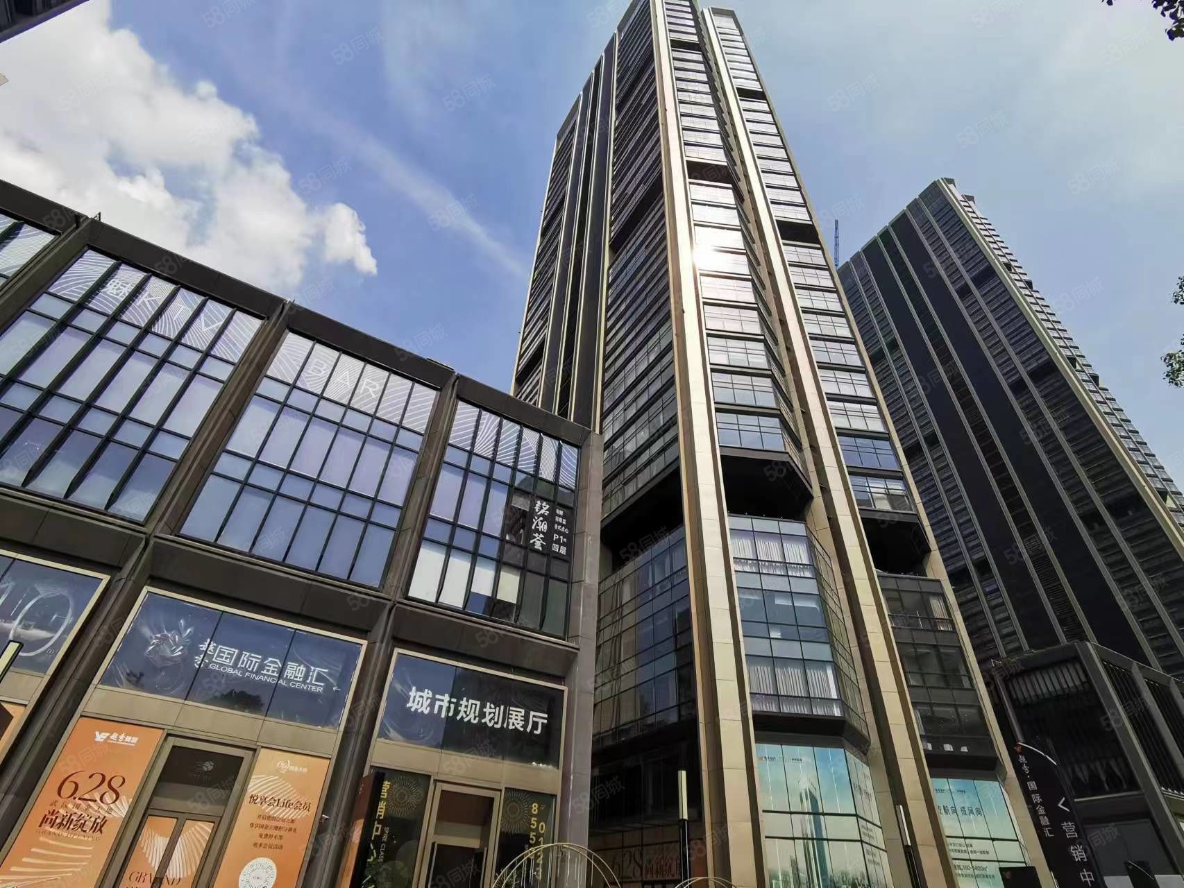 2号线中山公园越秀国际金融汇带家具100600平可分割