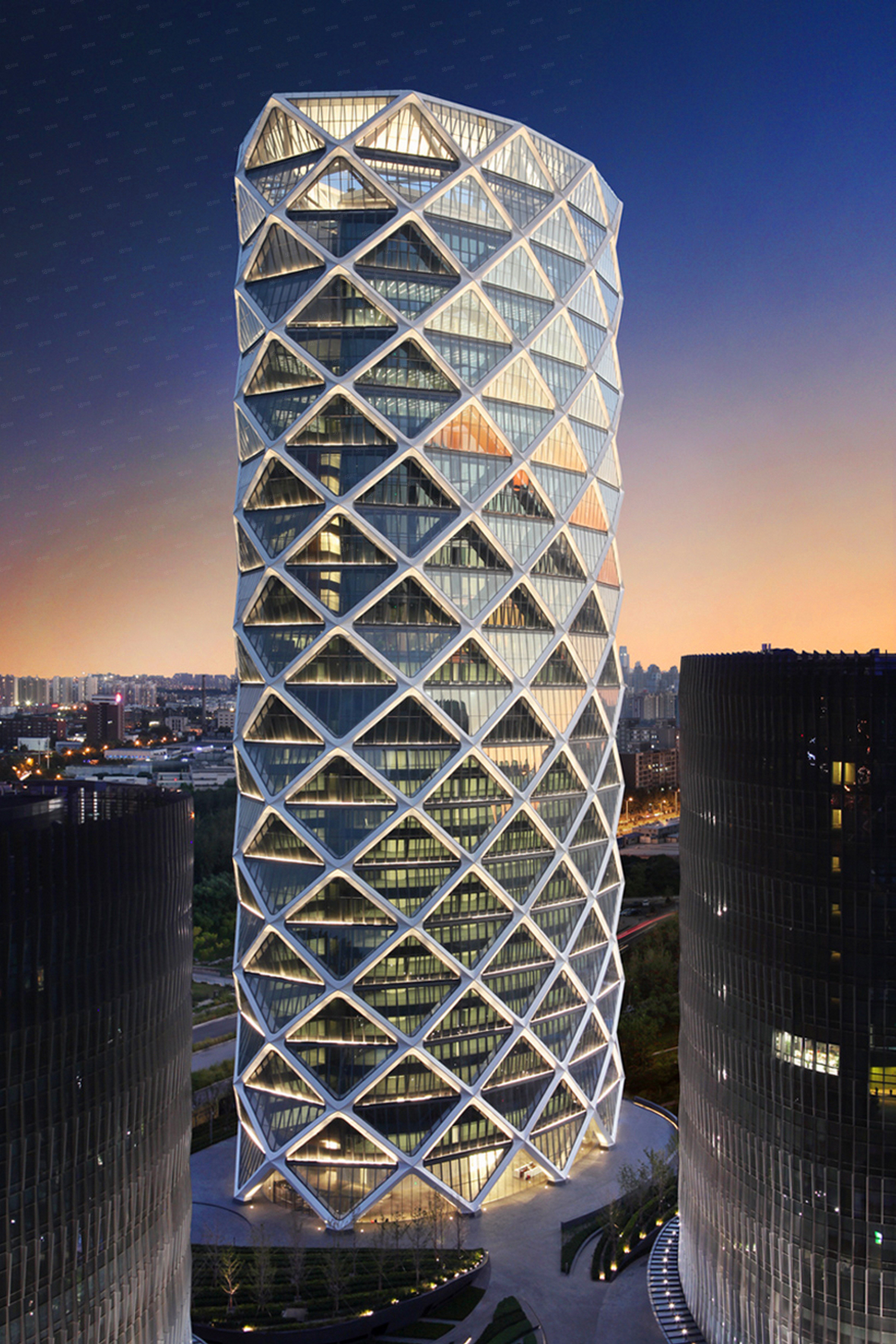 朝阳区望京保利国际广场精装办公室出租4005000平