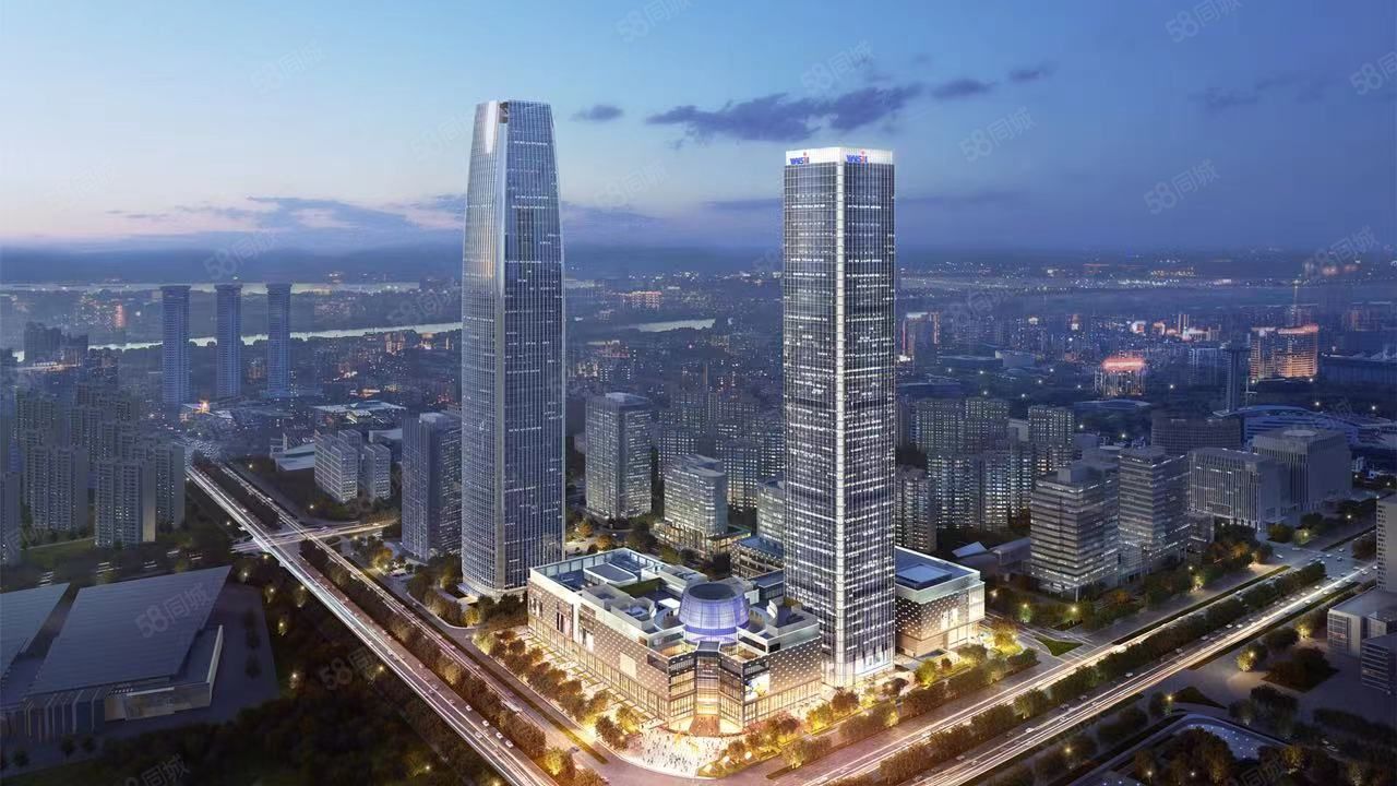 河西cbd地标建筑华采天地写字楼高标准交付名企汇集