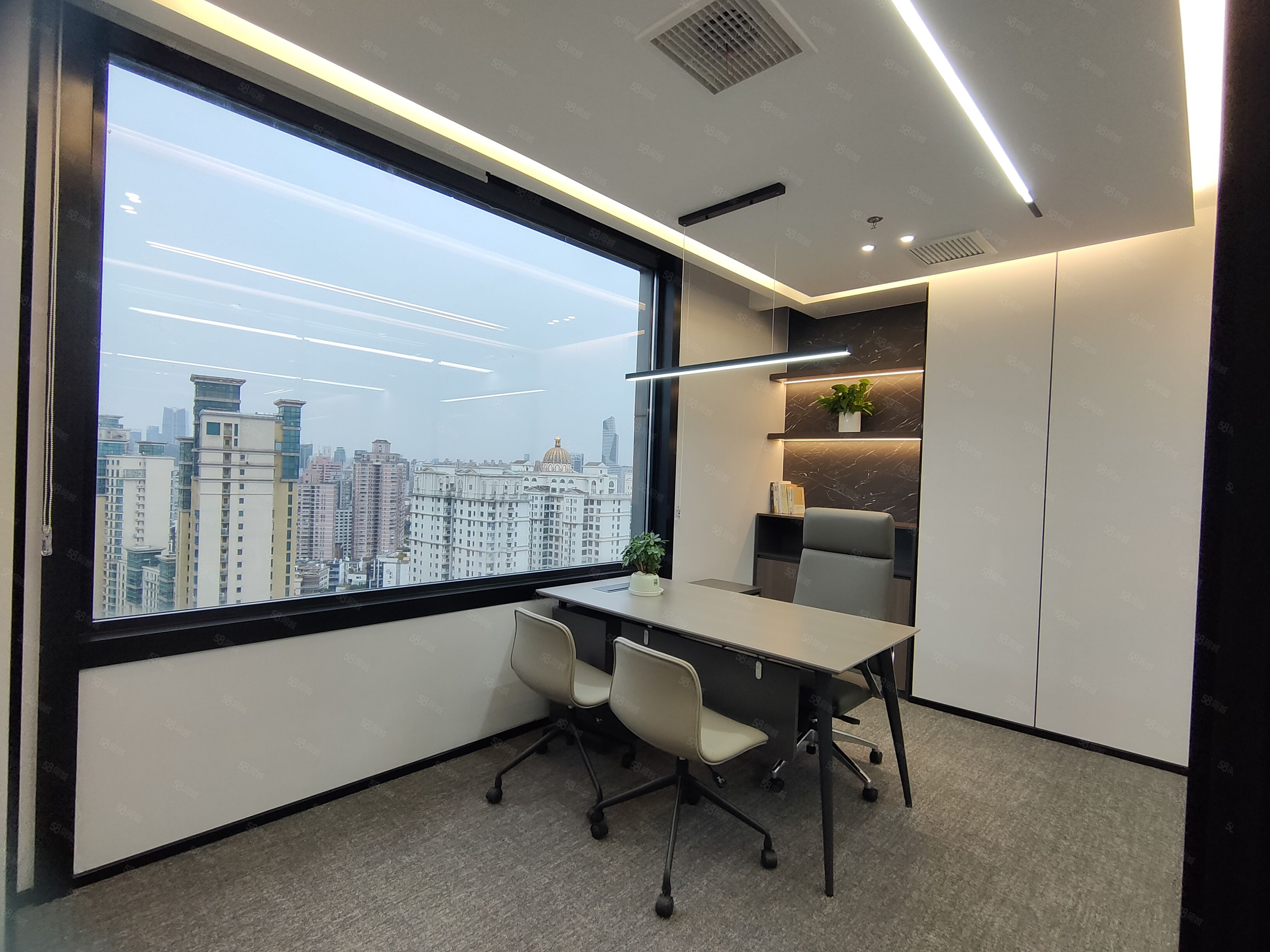 智业汇华源世界广场商业独立办公室4人间