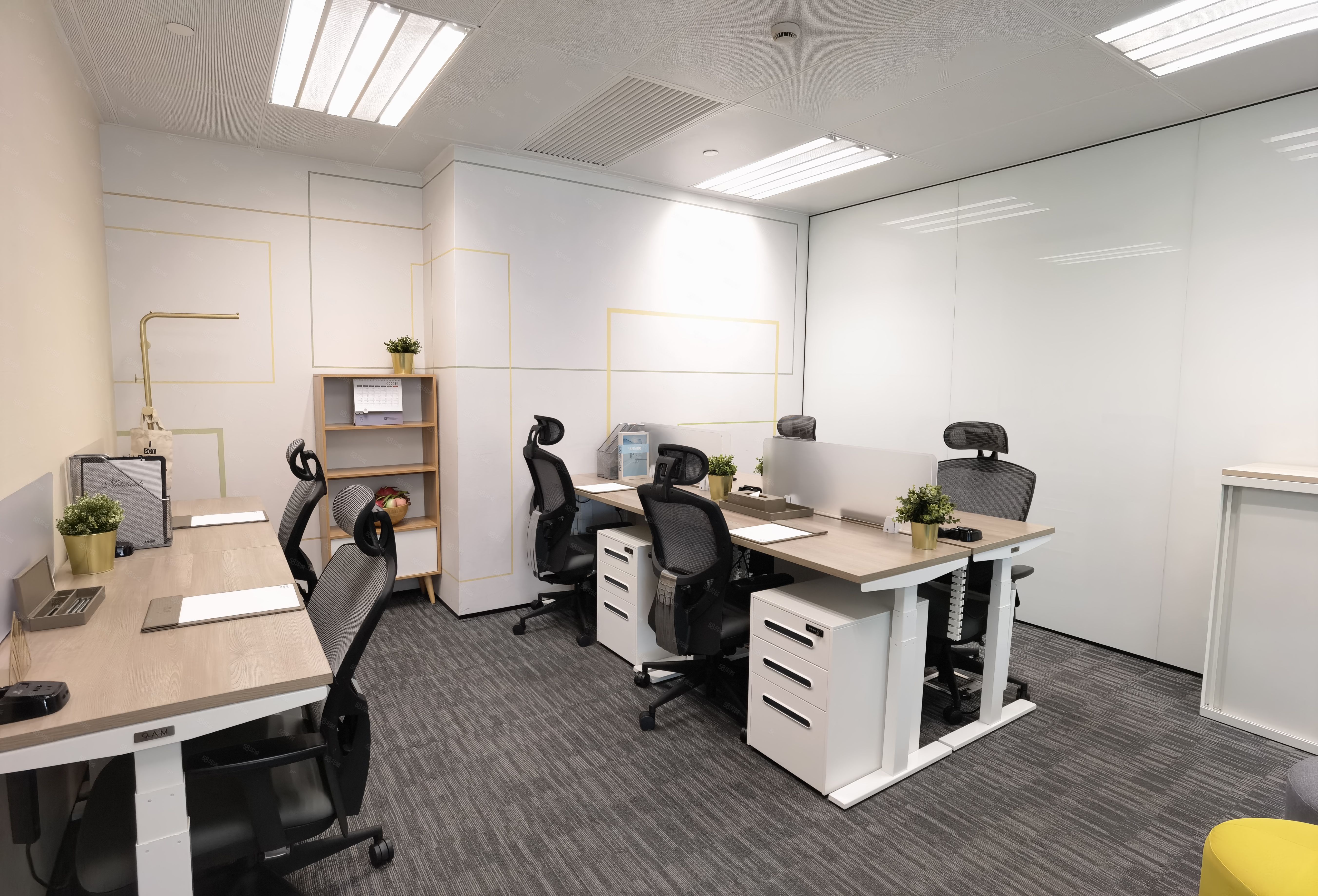 we酷窝soho复兴广场办公独立办公室6人间