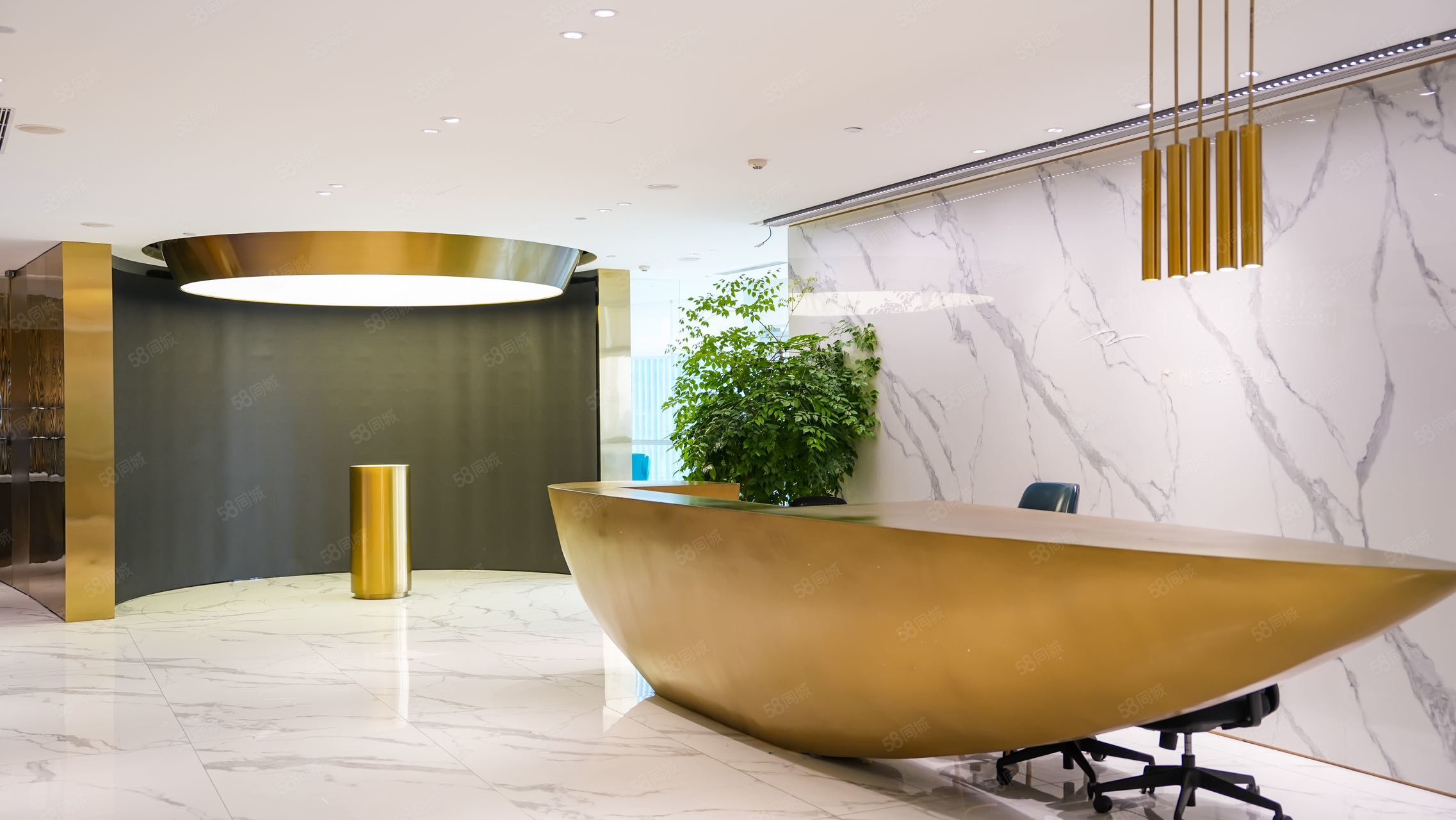 猎德天德广场高层2300平豪装办公室会所接待望江采光好