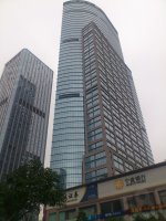 (出租) 电梯口丨财富大厦181平丨带家私双采光业主直租丨现代国际大厦