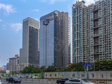 福田车公庙有色大厦458平精装修办公室地铁站零距离采光好