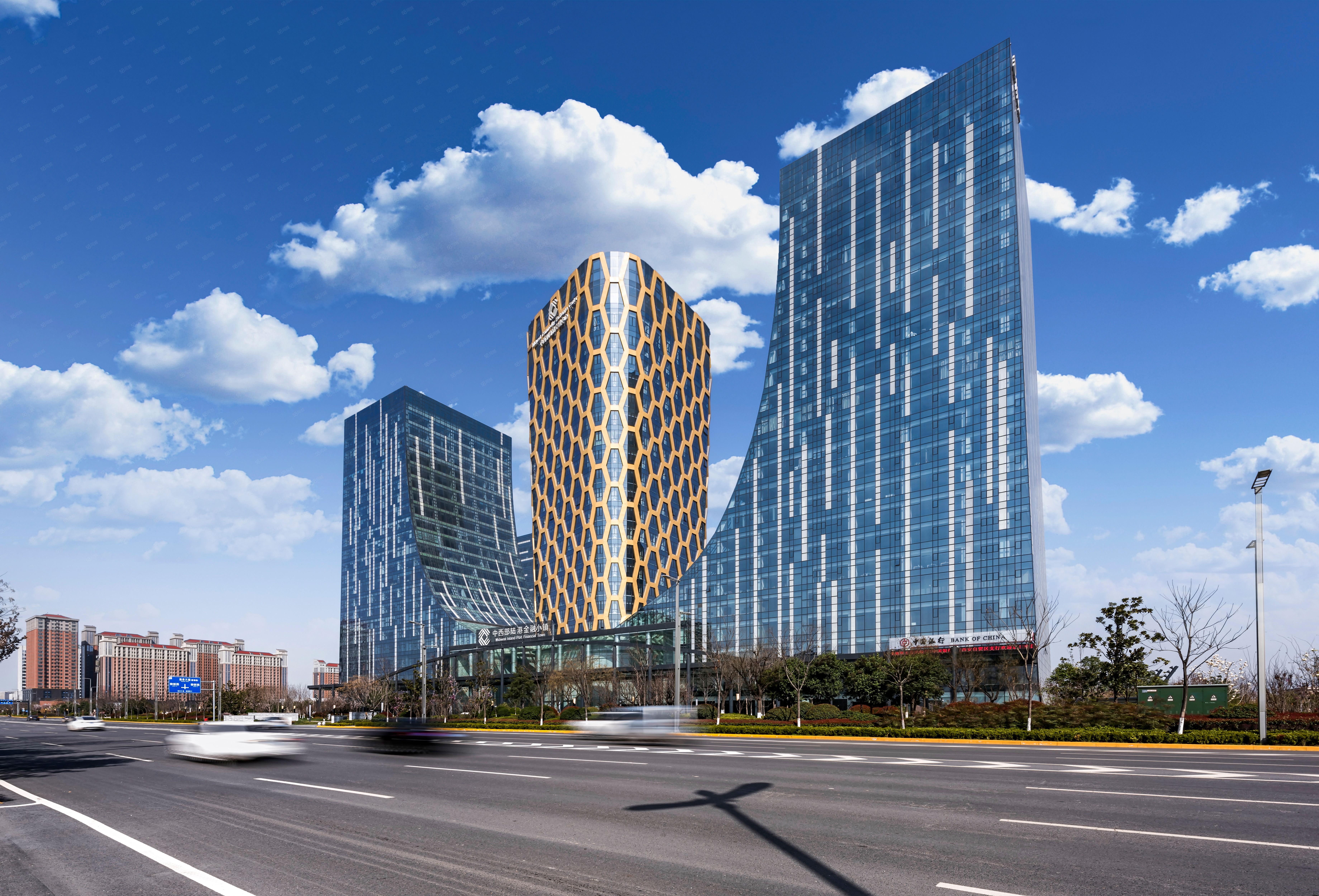 中西部陆港金融小镇写字楼出租/出售信息,中西部陆港